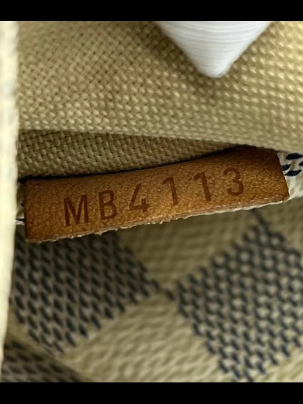 Louis Vuitton Beige/Gray Damier Azur Totally MM
